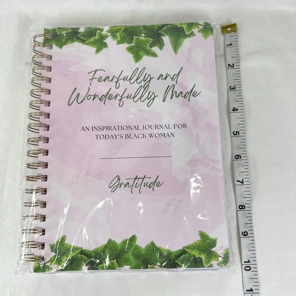 D3 Collections Inspirational Journal Womens OS Pink New Gratitude Ivy Spiral